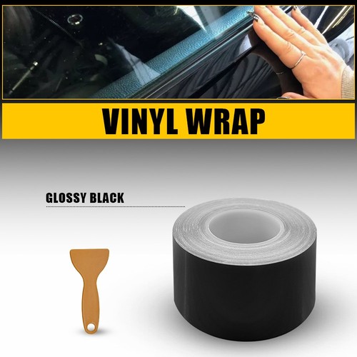 Gloss black pin stripe - black,