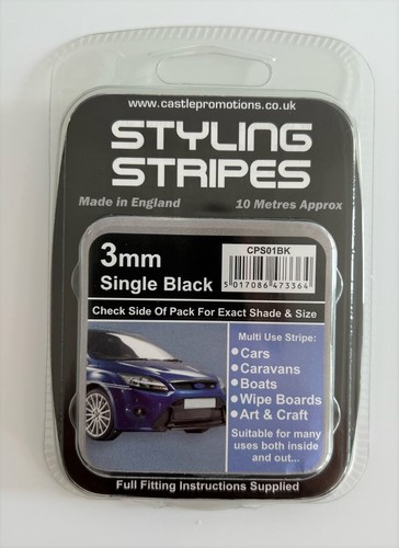 Black 3mm 10mtr self - black,
