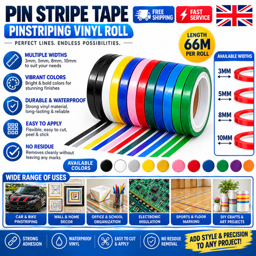 Pin stripe tape - tape, roll