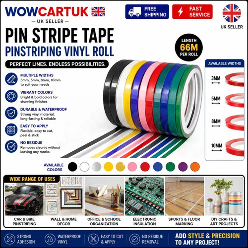 Pin stripe tape - tape, pinstripe