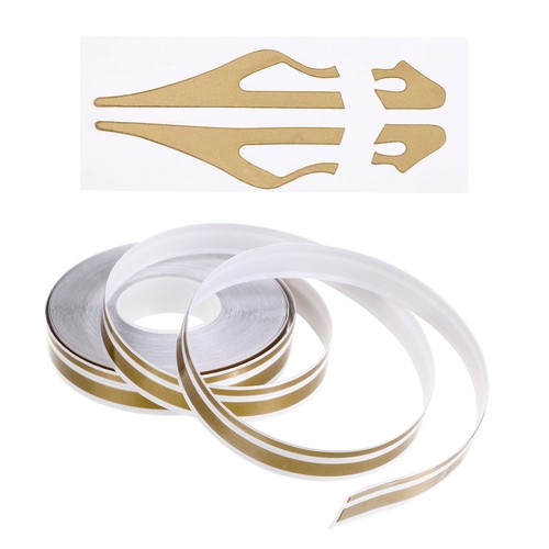 Boats decals roll - decals, gold