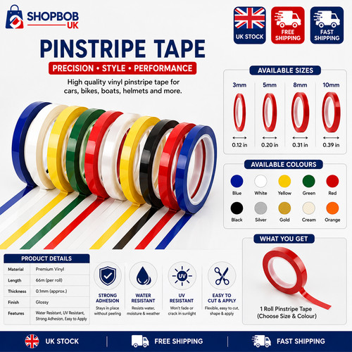 Pin stripe tape pinstripe - pinstripe, roll