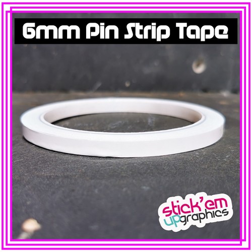 6mm 10meter gloss white self - x,