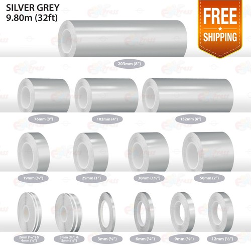 Silver grey pin stripe car - silver,