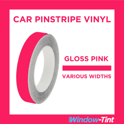 Pink gloss pin stripe roll - pink,