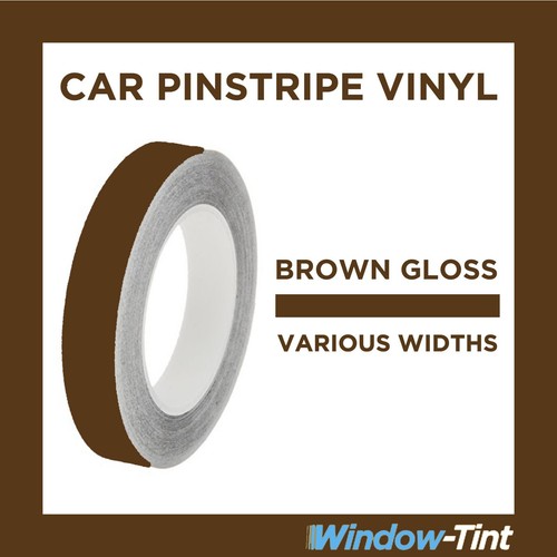 Brown gloss pin - gloss, stripe