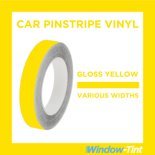 Yellow gloss pin - stripe, roll