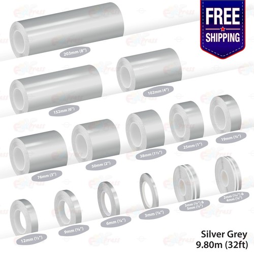 Silver grey pin stripe car - silver,