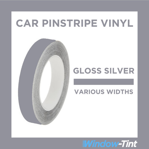Silver gloss pin - gloss, stripe