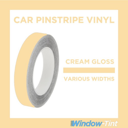 Cream gloss pin - cream, stripe