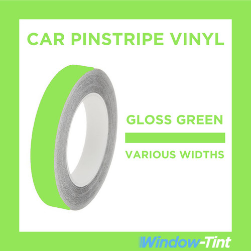 Green gloss pin - stripe, roll